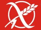 immagine di spiga di grano bianca su sfondo rosso chiusa nel segnale di divieto
