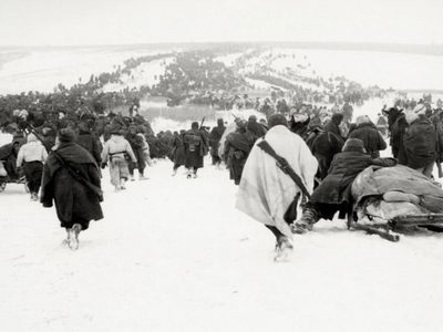 Foto ritirata russia soldati